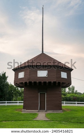 The Mad Anthony Wayne Blockhouse in Erie, PA Royalty-Free Stock Photo #2405416821