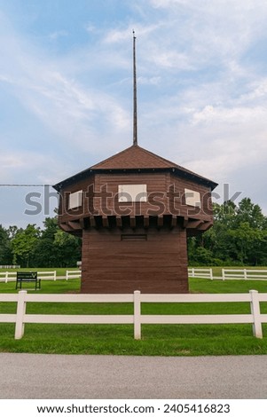 The Mad Anthony Wayne Blockhouse in Erie, PA Royalty-Free Stock Photo #2405416823