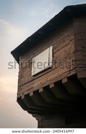 The Mad Anthony Wayne Blockhouse in Erie, PA Royalty-Free Stock Photo #2405416997
