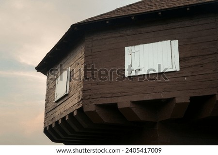 The Mad Anthony Wayne Blockhouse in Erie, PA Royalty-Free Stock Photo #2405417009