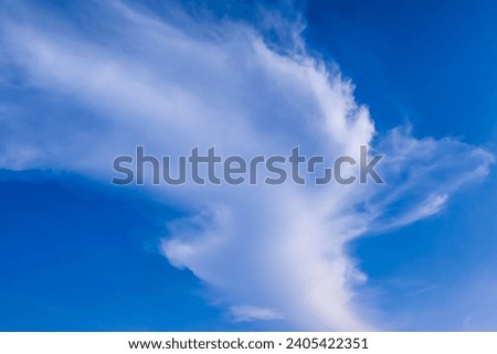 Natural of white clouds on blue sky with copy space 