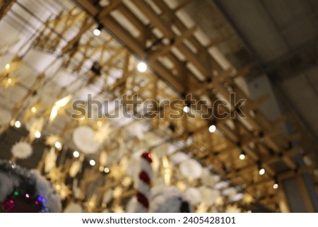 White blurred bokeh background,shopping mall,office.Abstract background of shopping mall, shallow depth of focus.