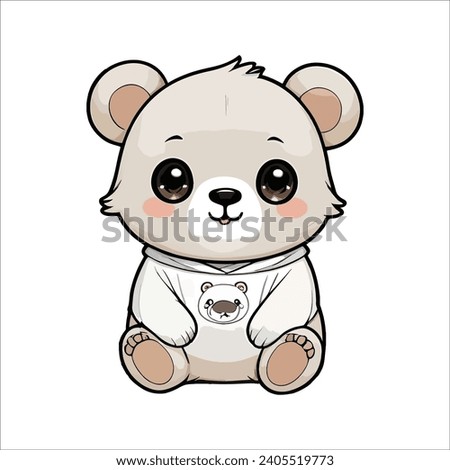 Vector simple logo cute panda