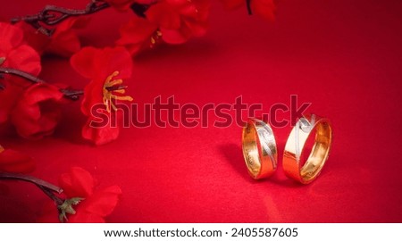 Creative Gold Rings Jewellery  Photoshoot with Creative Background and Single Flash Photography