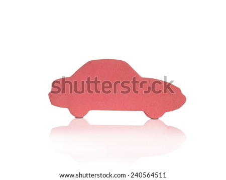  Toy red car    