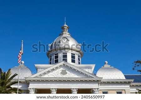Old Polk County Courthouse (Bartow, Florida). Building. Actual Polk County Historical Museum. Royalty-Free Stock Photo #2405650997