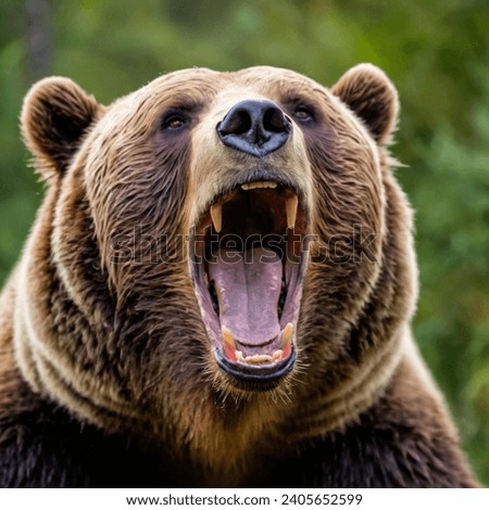 Bears are the majestic titans of the wilderness, embodying both raw power and quiet grace in their formidable presence. verity of picture about  many type of bear in different places  Royalty-Free Stock Photo #2405652599