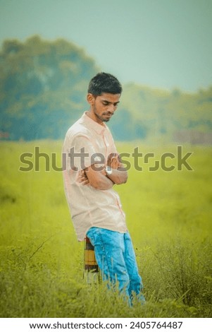 Muzaffarpur, Bihar - March 19th 2023 - Pictures of a Male Model Posing.
