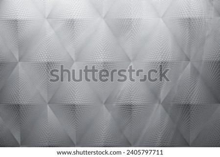 Gray abstract background in elegant geometric style with simple lines and corners, as background for advertisement, presentation products, design.
