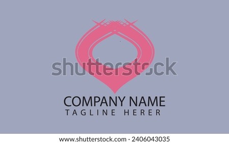 Abstract logo design template. Corporate identity and business logotype. Vector illustration.
