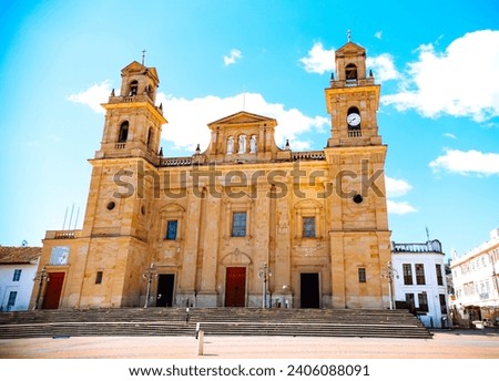 Basilica of Our Lady of the Rosary in Chiquinquira - Colombia - Boyaca - Cundinamarca Royalty-Free Stock Photo #2406088091