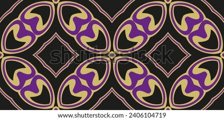 Golden ornament in Arabian style.  Geometric background. Pattern wallpapers and for backgrounds. A popular trend in interior decoration. Geometric texture. 
