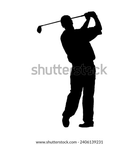vector. golf. shoot. sports. illustration. design.