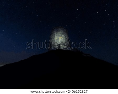 Gorakh gad Star trail starry night photo