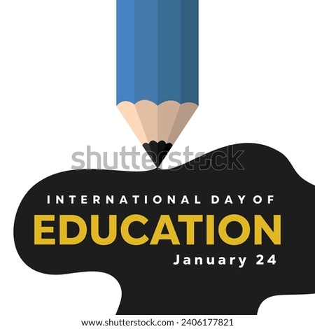 Vector International Education Day Poster