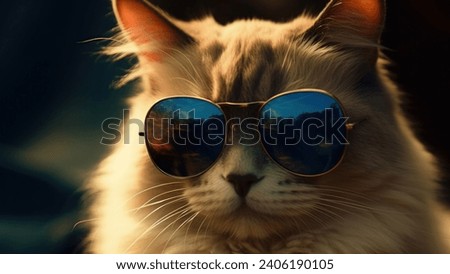 Hello, we want to present you a picture of a cute cat