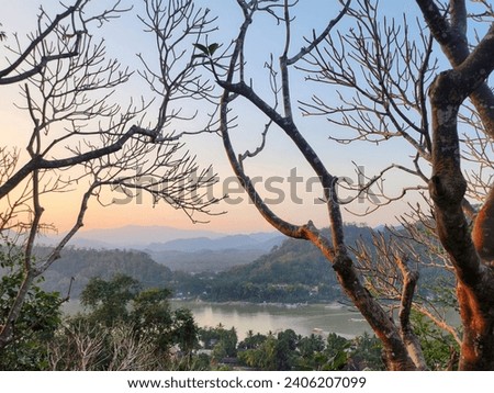 Beautiful view of Kwan Phayao lake, Thailand.
