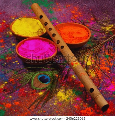 Capture the vibrant spirit of Holi with our colorful photo collection. Explore joyful celebrations and dynamic hues in this festive imagery. Royalty-Free Stock Photo #2406223065