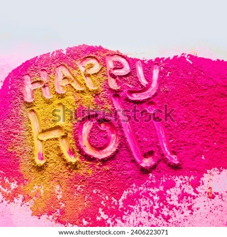 Capture the vibrant spirit of Holi with our colorful photo collection. Explore joyful celebrations and dynamic hues in this festive imagery. Royalty-Free Stock Photo #2406223071