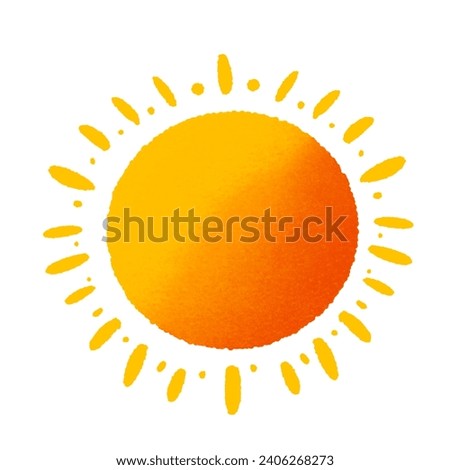 It's a cute sun clip art.