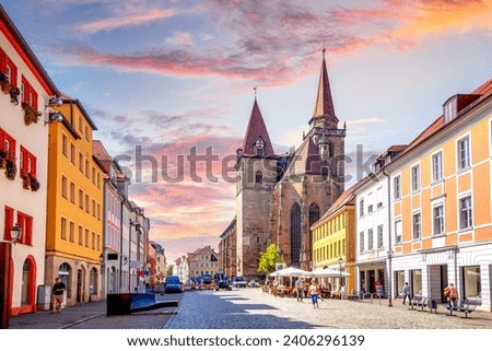 Town hall, Old city of Ansbach, Bavaria, Germany 