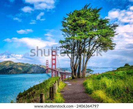 San Francisco California Golden Gate Royalty-Free Stock Photo #2406364797