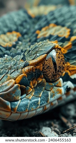 Hypnotic Elegance: Macro Snake Eye Photography for a Captivating Visual Experience