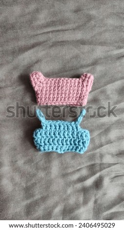 handmade crochet small clothes for small dolls or plushies