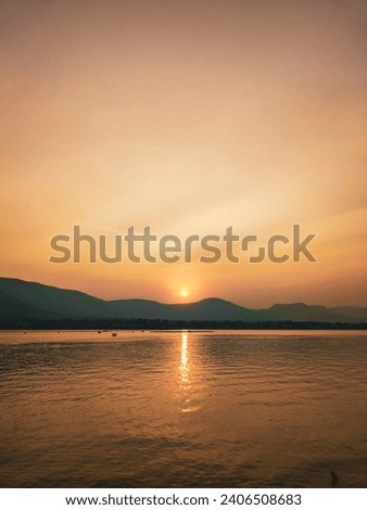 A sunset picture near KASARSAI dam , s beautiful view 🫶...