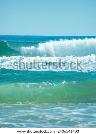 Beach Waves and sunshine gold coast australia