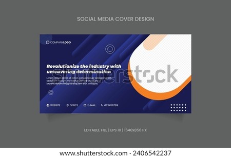 abstract background gradient color. business banner social media design.