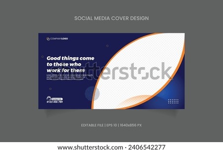 cover social media abstract background.
