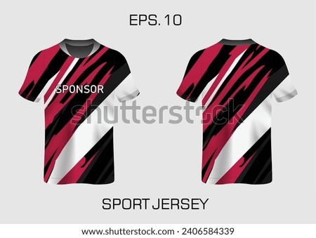 sports jersey t-shirt vector design