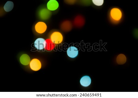 New Year colorful bokeh background