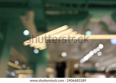 blurred bokeh background,shopping mall,office.Abstract background of shopping mall, shallow depth of focus.