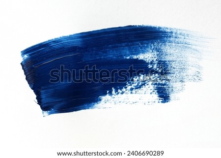 dark blue brush stroke white background. Resolution and high quality beautiful photo