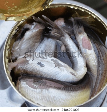 "Embark on a culinary odyssey with Surströmming, a Swedish delicacy that pushes the boundaries of taste. Fermented Baltic herring, rich in umami, transforms into an aromatic dish with a pungent allure Royalty-Free Stock Photo #2406701003