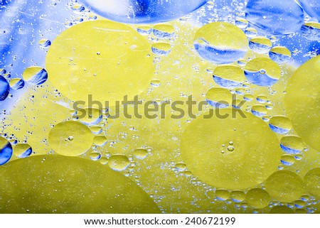 beautiful abstract colorful background, oil on water surface