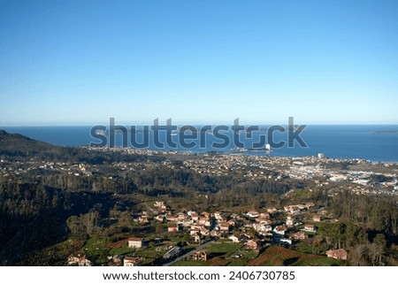 The beautiful Ría de Vigo is protected by the Cies Islands