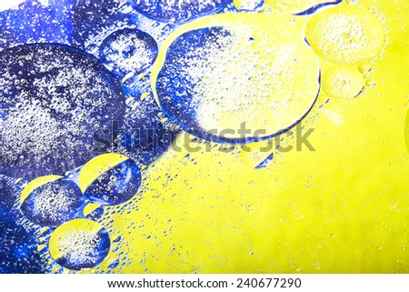 beautiful abstract colorful background, oil on water surface 