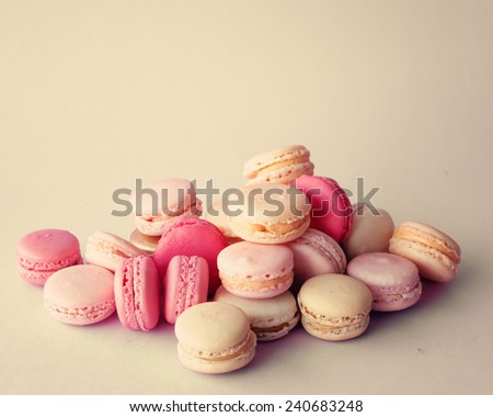 French macaroons 
