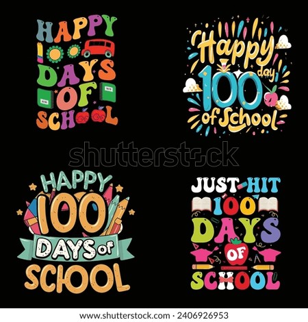 Free vector colorful back to school lettering set