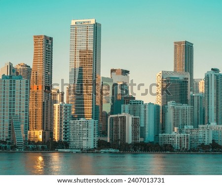Skyline Brickell Miami Florida USA
