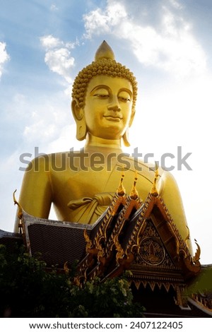 A big Buddha statue in Thailand