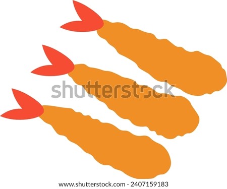 deep fried shrimp  delicious seafood Royalty-Free Stock Photo #2407159183