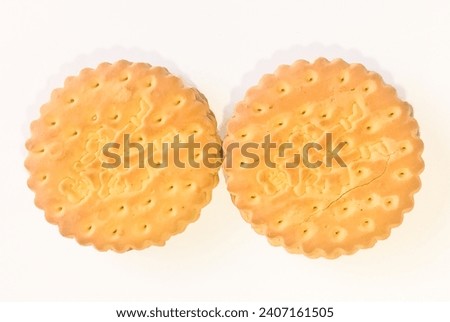 two biscuits use with coffee and milk tea that it a bakary items this picture form Pakistan