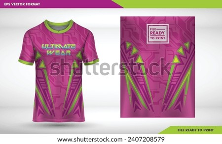 e sport woman and gilr design, simple and anti main stream mockup of jersey, sports jersey background, soccer jersey, running jersey, tennis and motocross, outdoor workout, pattern.
