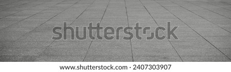 Business concept - empty stone floor top in perspective. grey tile floor background in perspective view. grid line texture. For decoration in bathroom, kitchen and laundry room. empty or copy space
