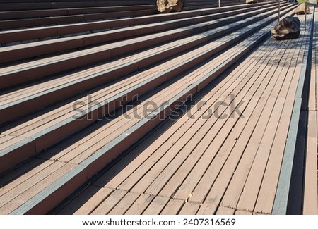 wooden stairs background picture large steel structure