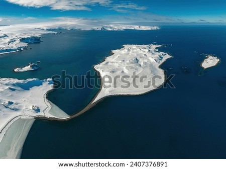 Ardley island, Southern ocean, Antarctica Royalty-Free Stock Photo #2407376891